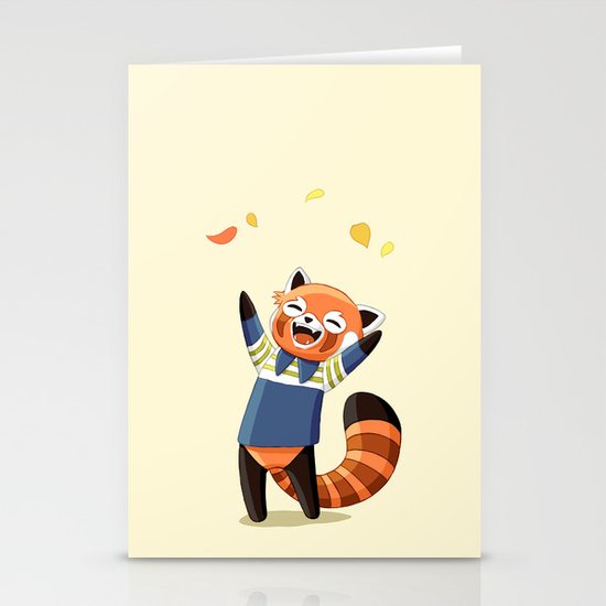 Red Panda 2 Stationery Cards