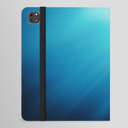 Underwater blue background iPad Folio Case