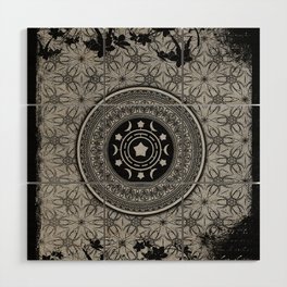 Witchy Medieval Greyscale Wood Wall Art