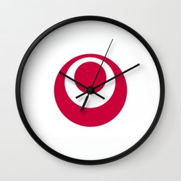 okinawa region flag japan prefecture Wall Clock