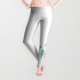 Time To Vaccinate Pattern Leggings