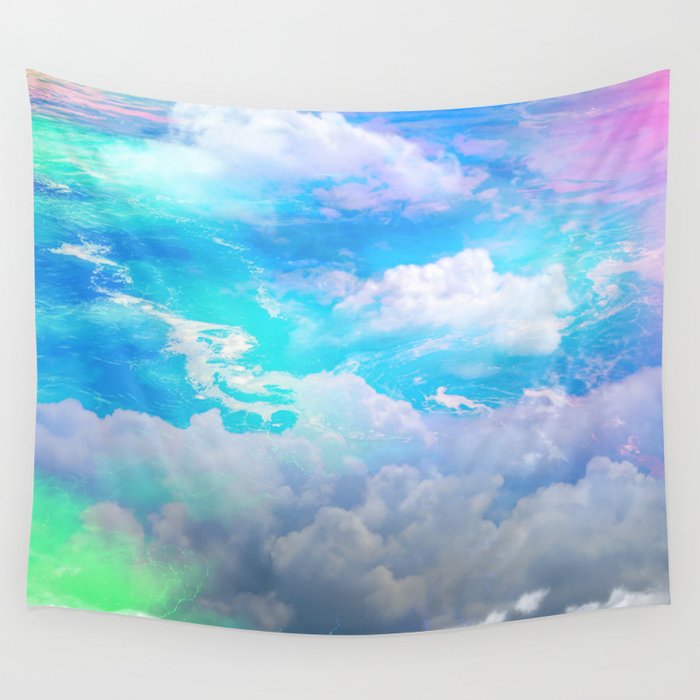 sea clouds Wall Tapestry