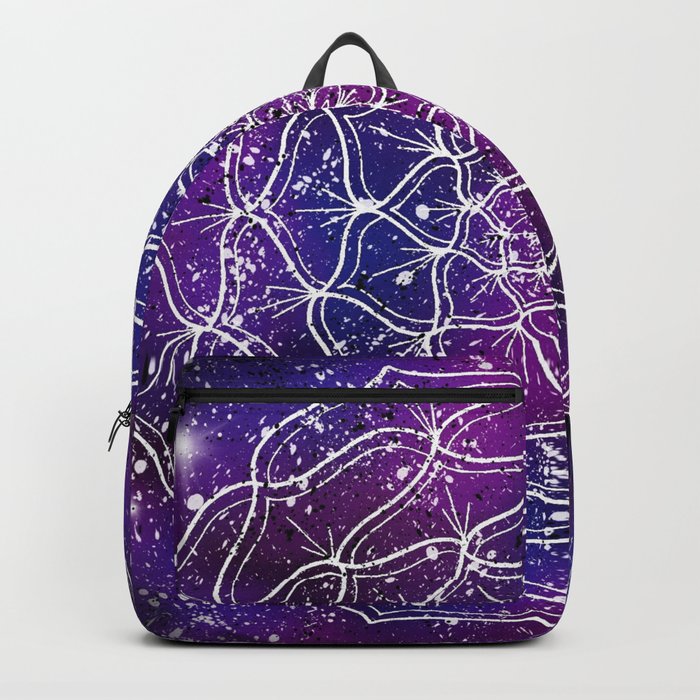 Galaxy and Stars Mandala Backpack