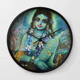 Krishna Wall Clock | India, Krishnamerch, Bhajan, Life, Love, Lord, Mindbodyspirit, Hinduism, Spiritual, God 