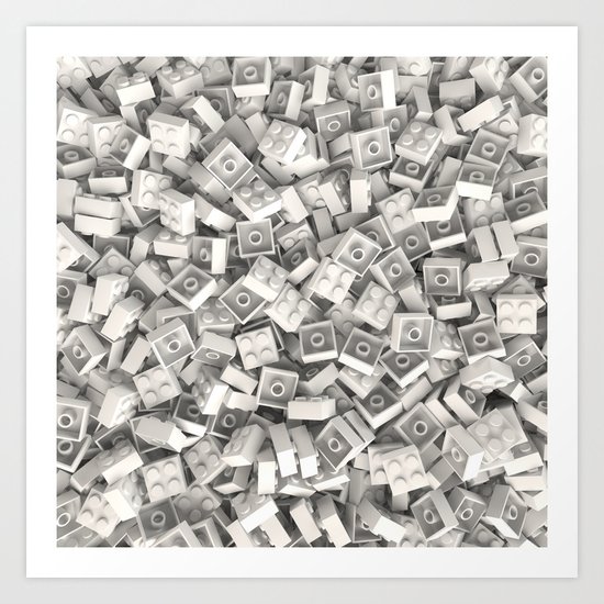 LEGO Bricks Art Print by Elixir | Society6