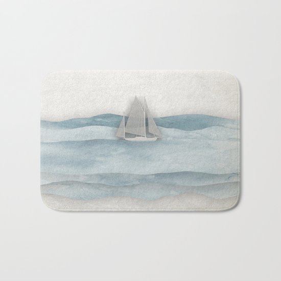 Floating Ship Bath Mat