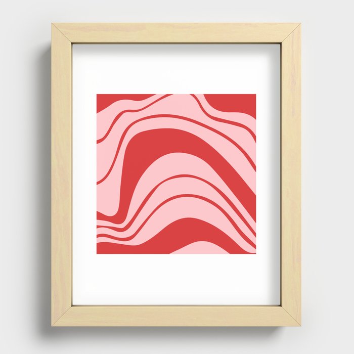 Modern Abstract Design 627 Recessed Framed Print