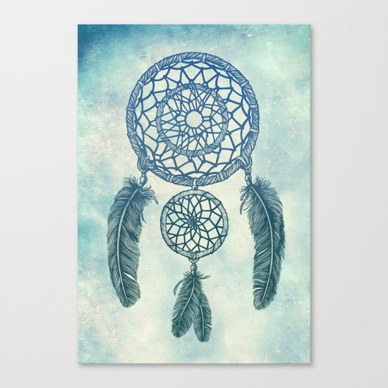 Double Dream Catcher Canvas Print