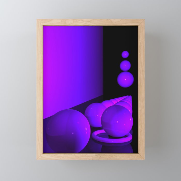 spheres are everywhere -26- Framed Mini Art Print