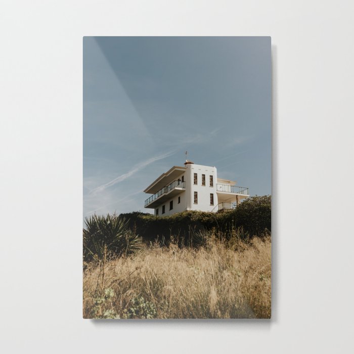 "White house on a hill" L'Escala, Spain | travel photography Metal Print