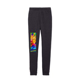 Bird of paradise flowers Colorful Painting Kids Joggers