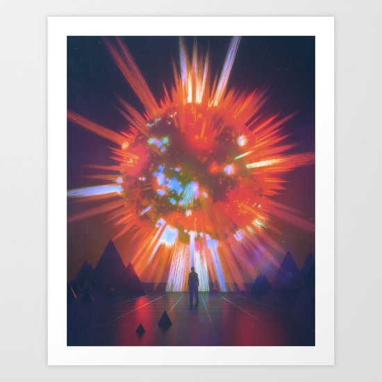 SUPERNOVA (everyday 03.07.17) Art Print