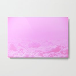 Cotton Candy Clouds Metal Print
