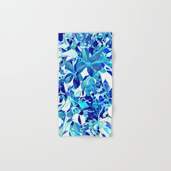 Blue sakura Hand & Bath Towel