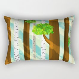 Woods in Summer Rectangular Pillow