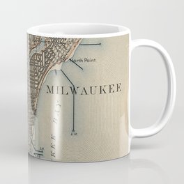 Vintage Map of Milwaukee Wisconsin (1899) Mug