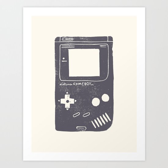 Game Boy Art Print