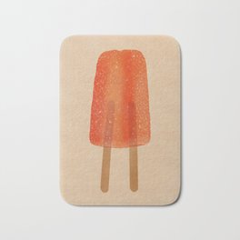 Double Popsicle Bath Mat | Cold, Digital, Risograph, Illustration, Summer, Dessert, Yum, Ice, Icecream, Treat 