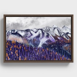 Kootenays Landscape Framed Canvas