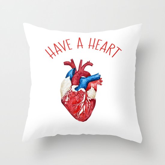 Have a Heart Throw Pillow