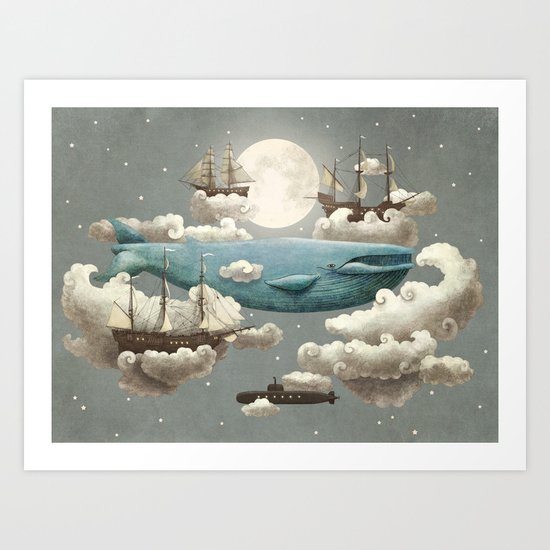 Ocean Meets Sky Art Print