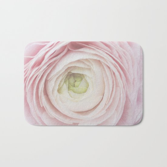 Anemone Flower in LOVE Bath Mat