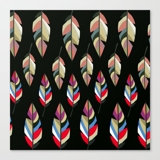 FEATHER REVOLUTION Canvas Print