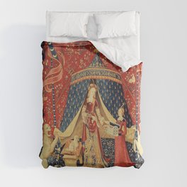 Lady and Unicorn Duvet Cover