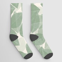 minimalistic leaves 2 Socks