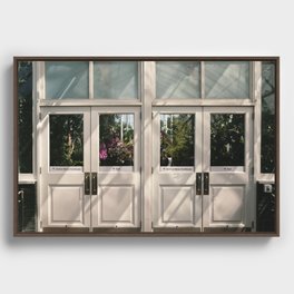Door To Paradise Framed Canvas