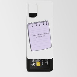 Today has been cancelled Android Card Case