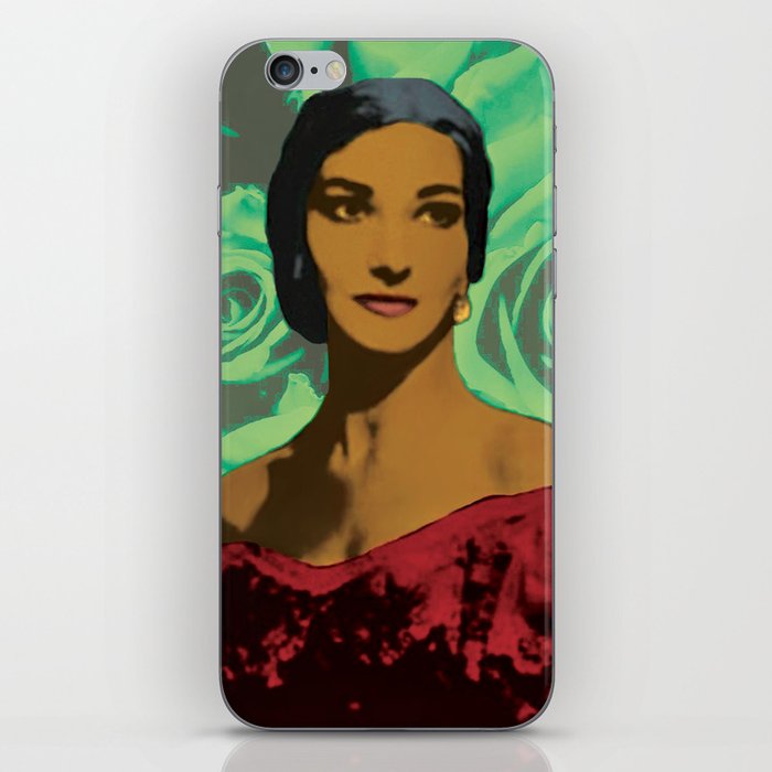 Maria Callas in Aqua Green iPhone Skin