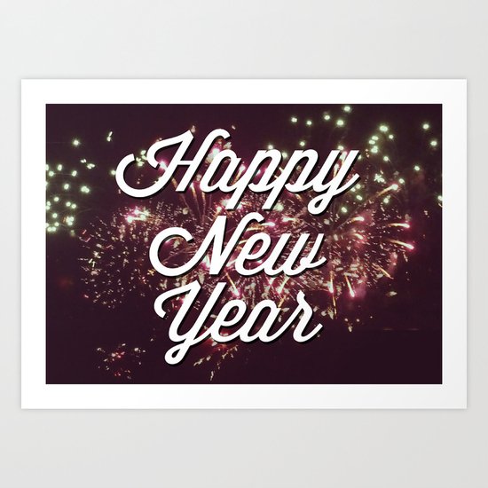 New Year Art Print