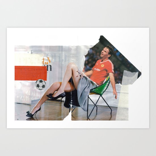 Football Fashion #1 Art Print