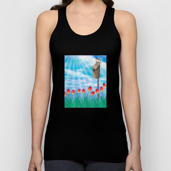 happy together Unisex Tank Top