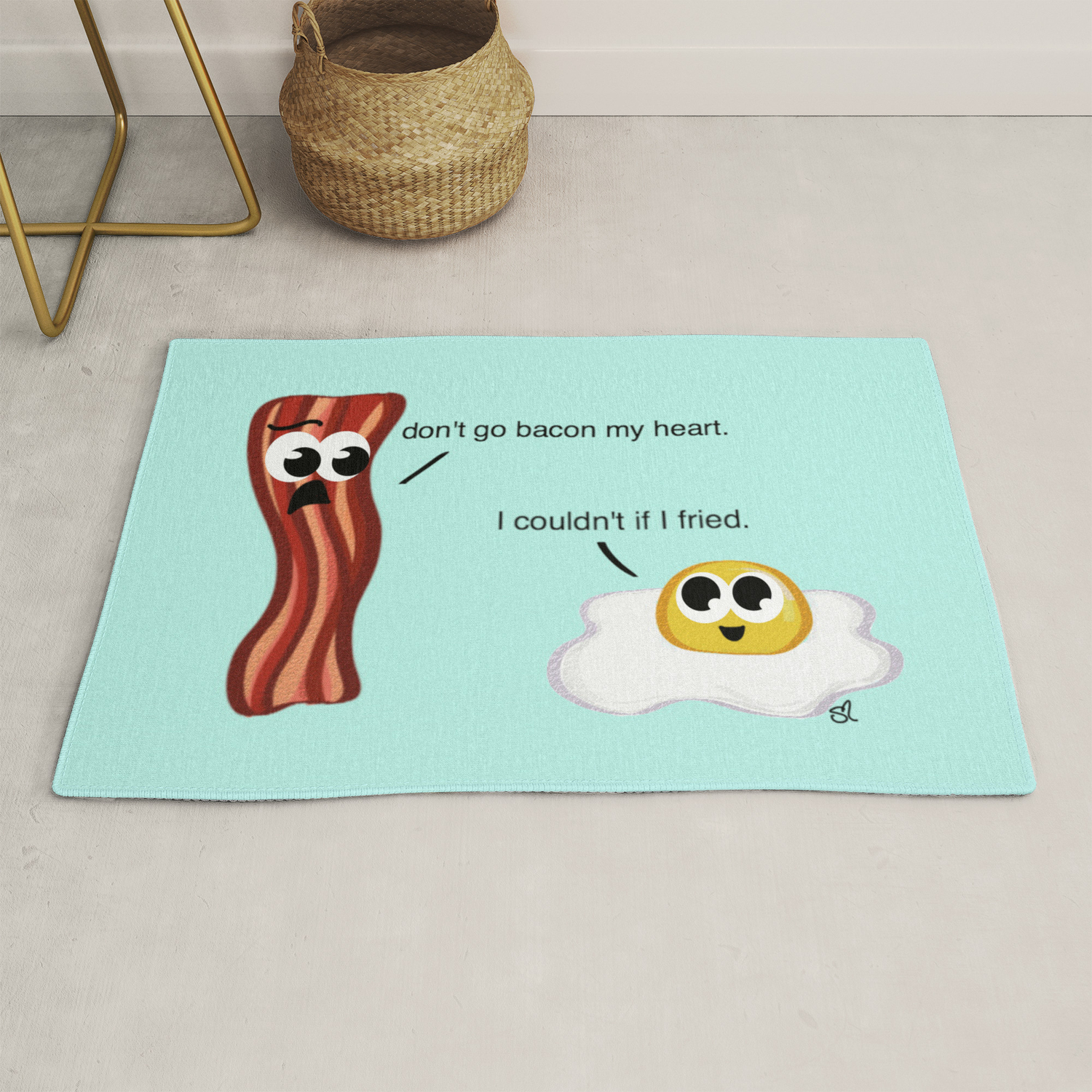 A Breakfast Love Song Rug By Sfhegarty Society6