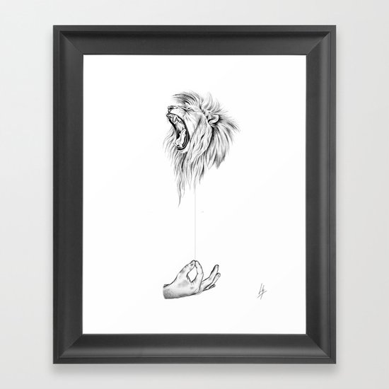 Hear me Roar Framed Art Print