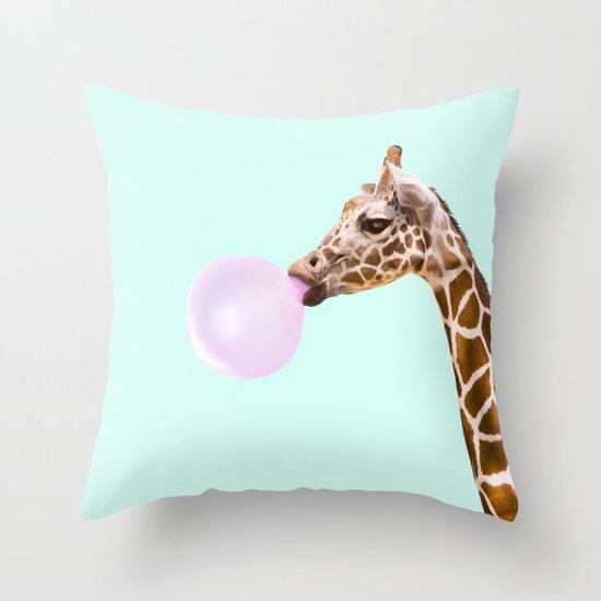 GIRAFFE Throw Pillow