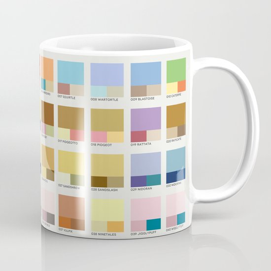Poke-Pantone 1 (Kanto Region) Mug