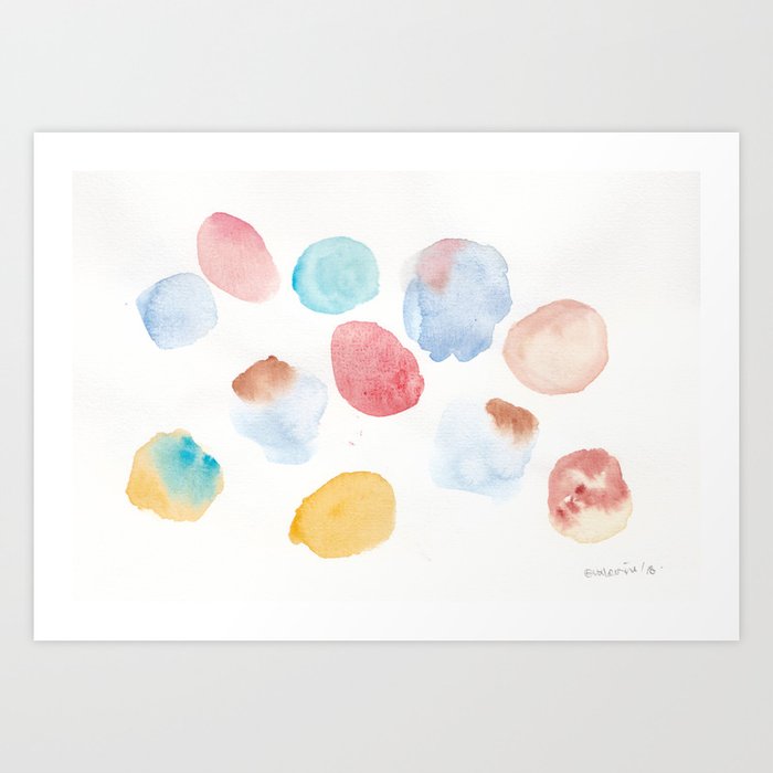 180807 Abstract Watercolour 15 Colorful Abstract Modern