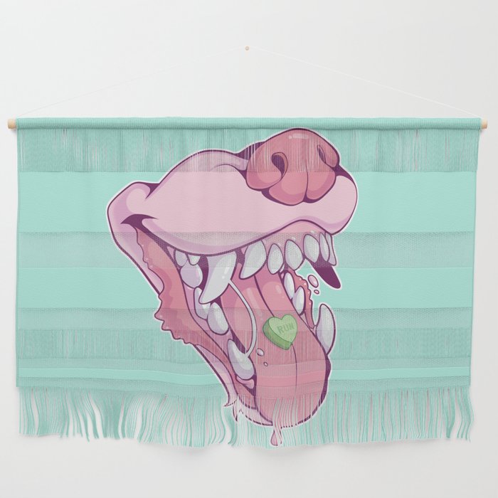 Candy Heart Maw Wall Hanging