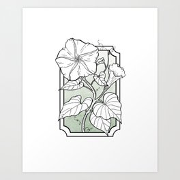 Moonflower Art Print