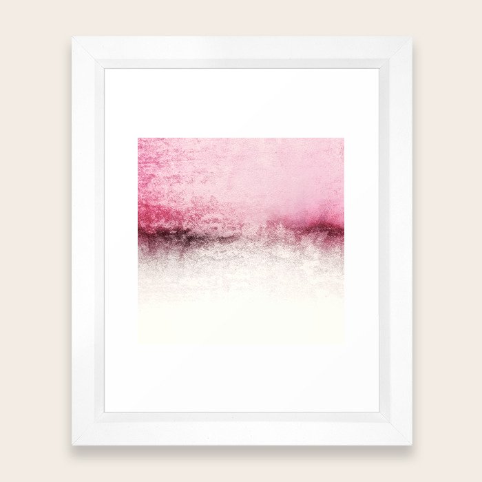 pink framed art