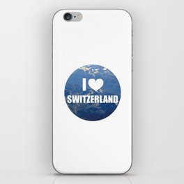 I Love Switzerland iPhone Skin