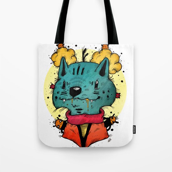 Wolfy (Color Version) Tote Bag