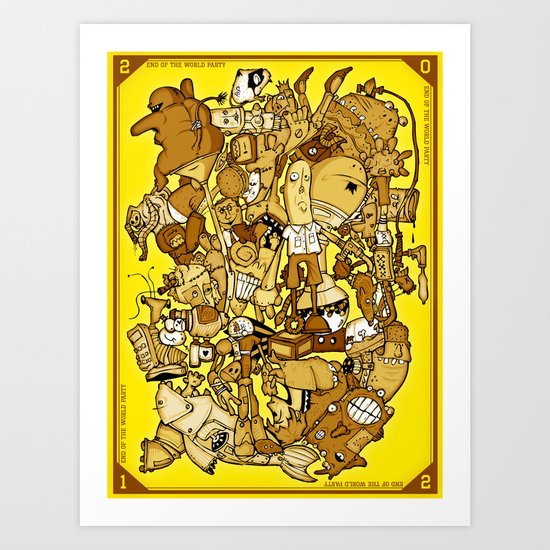 end of the world party (commemorative edition) Art Print
