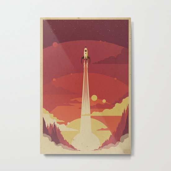 Atomic Sky Metal Print
