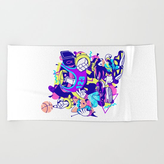 Bad Boys, Bad Boys Beach Towel