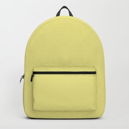 YELLOW IRIS pastel solid color  Backpack