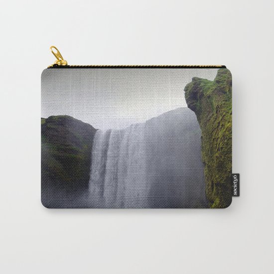 skogafoss waterfall, iceland. Carry-All Pouch